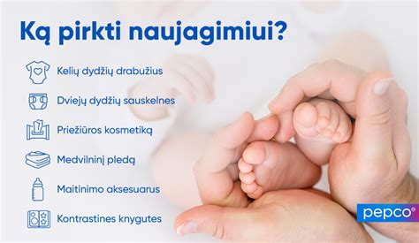 Sąrašas daiktų mamai ir kūdikiui