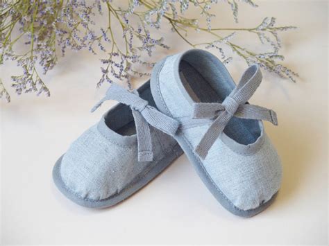 Lininiai batukai kūdikiams