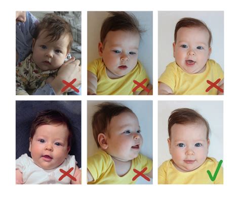 Vaiko paso nuotraukos reikalavimai