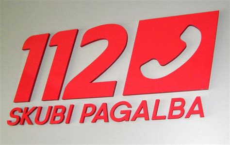 Schema kaip veikia pagalbos numeris 112