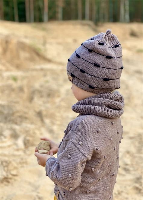 merino vilnos kepure vaikui