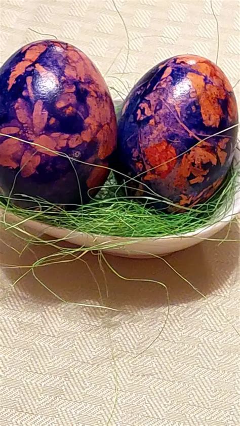 Natūralūs dažai kiaušiniams