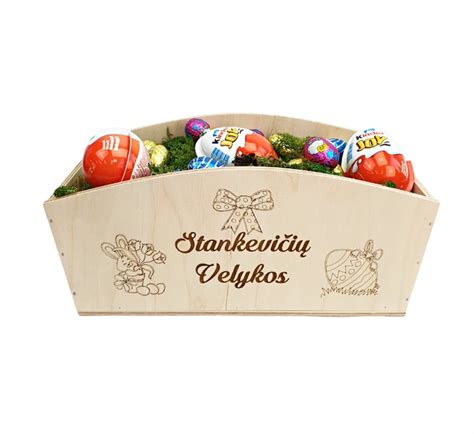 Velykinis krepšelis su margučiais