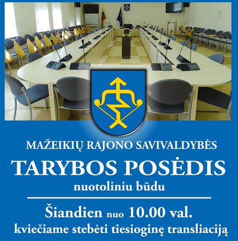 simbolinė nuotrauka apie savivaldybės tarybos posėdį