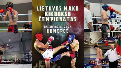 Lietuvos kikbokso čempionato kovotojai