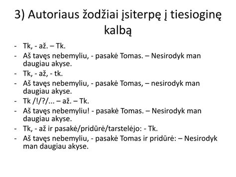 Tiesioginės kalbos skyryba