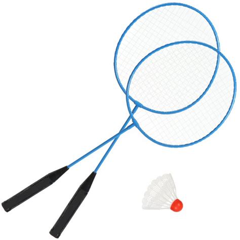 Badmintono raketės ir kamuoliukai