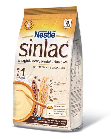 Nestlé Sinlac košės sudėtis ir paruošimas
