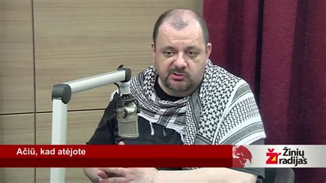 Audrius Bačiulis interviu metu