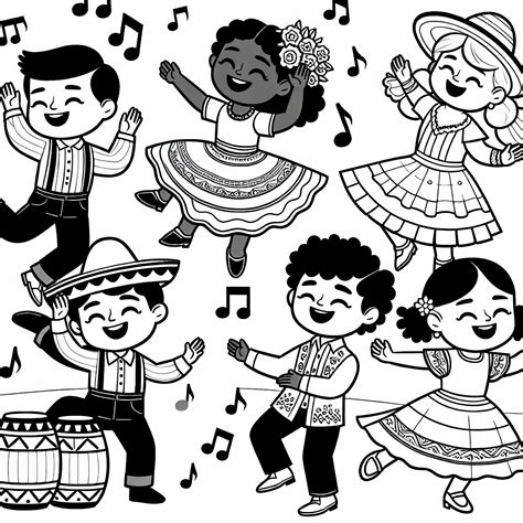 vaikai šoka pagal muziką