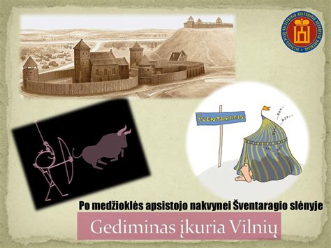 Vaikiška iliustracija su Vilniaus Gedimino pilimi
