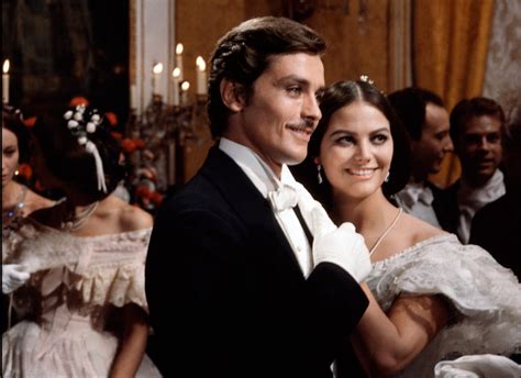 Alain Delon filmo „Le Guépard“ scenoje