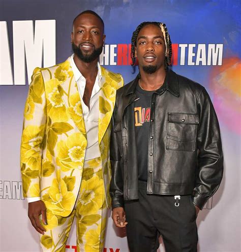 Zaire Wade su tėvu Dwyane Wade