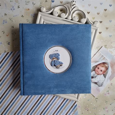 Rankų darbo kūdikio nuotraukų albumas