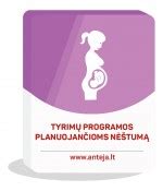 Infografika su patarimais moterims, planuojančioms nėštumą