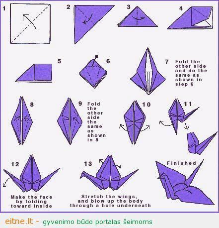 Origami darbeliai