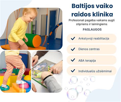 Vaiko raidos klinikos komanda ir teikiamos paslaugos