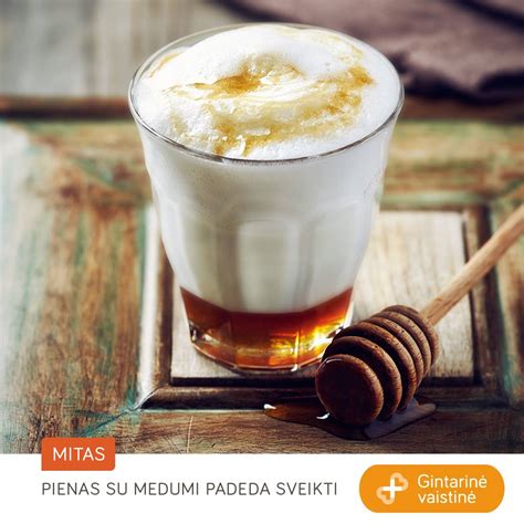 Šiltas pienas su medumi