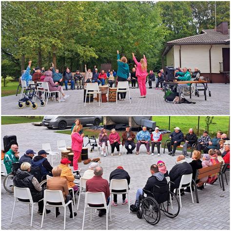 Nuotrauka, vaizduojanti draugišką ir rūpestingą atmosferą globos namuose