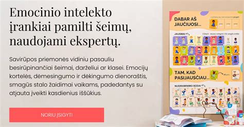 vaiko emocijų atpažinimas