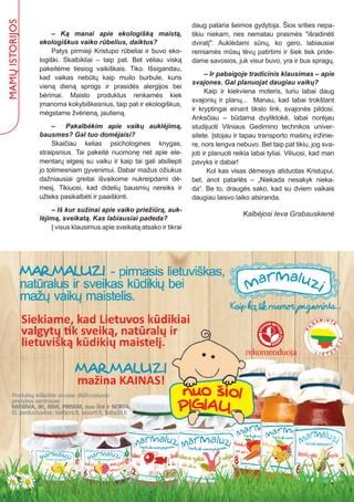 vaikas išima daiktus iš maišelio