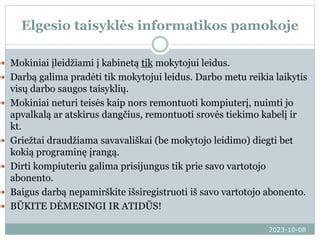 vaikas ir taisyklės
