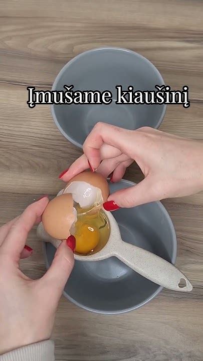 Kiaušinio trynio atskyriklis - šaukštas