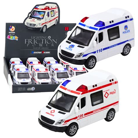 policijos automobilis ir greitosios pagalbos automobilis