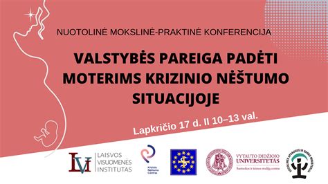 Krizinio nėštumo centro parama moterims