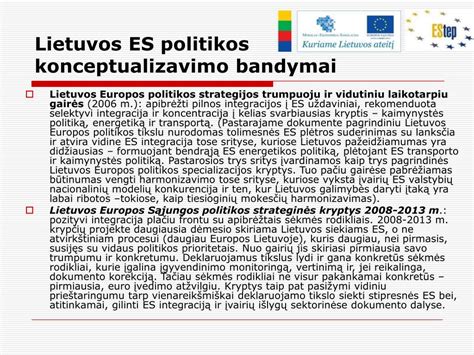 ES vidaus politikos kryptys