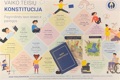 Simbolinis vaizdas, iliustruojantis vaiko teises