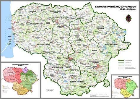 Lietuvos partizanų kovos žemėlapis