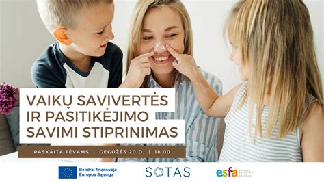 Vaikų savivertės ugdymas