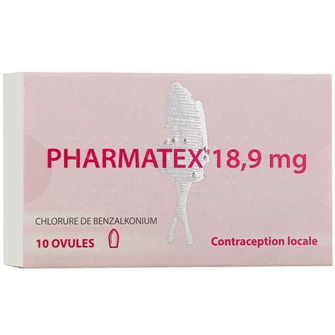 Nuotrauka, vaizduojanti PHARMATEX ovulių pakuotę