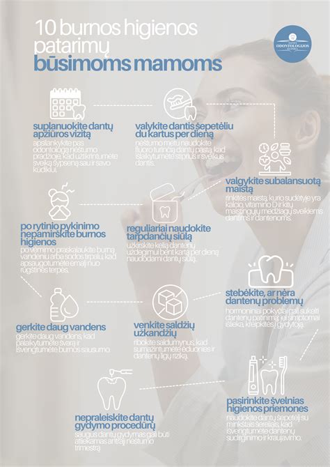 Infografika: dažniausios burnos sveikatos problemos nėštumo metu