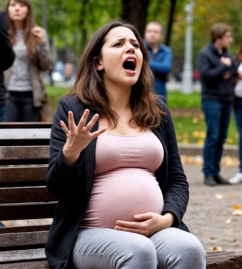 Nėščia moteris ilsisi