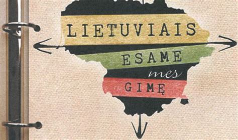 Notų ištrauka iš dainos „Lietuviais esame mes gimę“