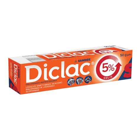 Schema, kaip Diclac gelis veikia lokaliai