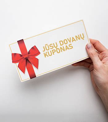 infografika apie dovanu kuponu panaudojima