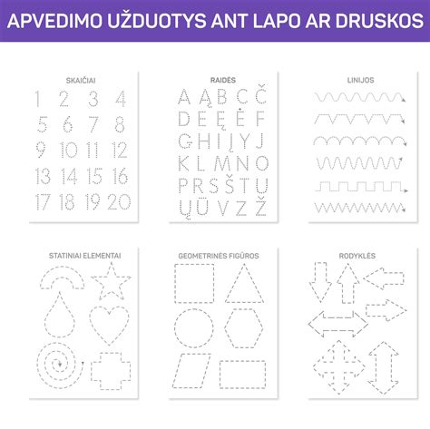 Lietuviškos lavinančios užduotys vaikams
