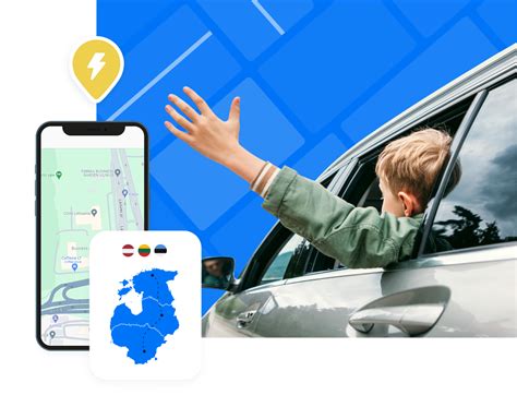 Vaikas džiaugiasi vairuodamas elektromobilį