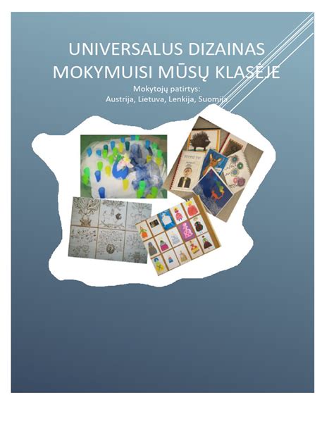 Universalus dizainas mokymuisi