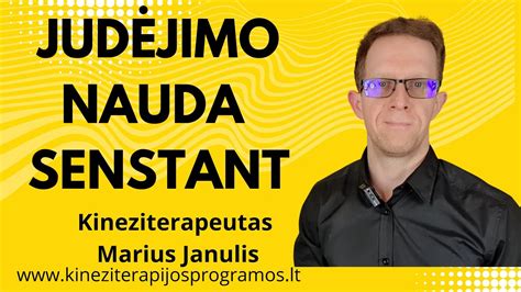 judėjimo nauda senjorams