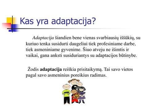 Vaiko adaptacijos stadijos ikimokyklinėje įstaigoje