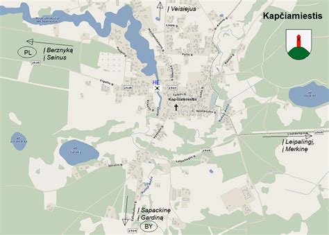 Lazdijų rajono žemėlapis