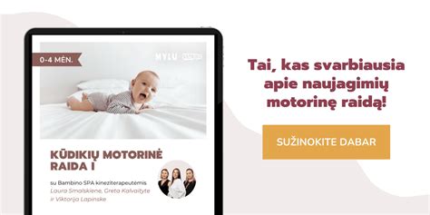 naujagimio raida 1 mėnuo