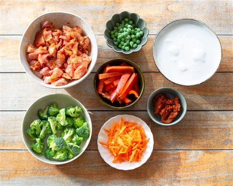 Daržovių kario ingredientai