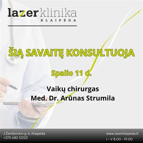 Vaikų chirurgas konsultuoja