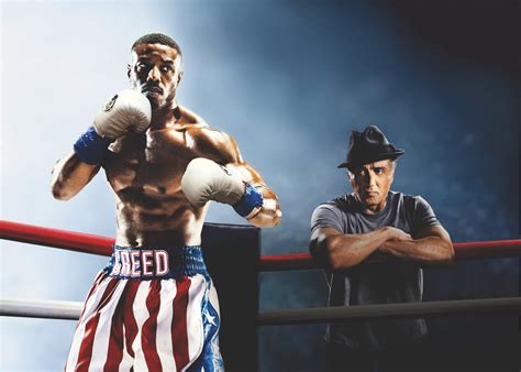 Adonis Creed treniruojasi su Rocky Balboa
