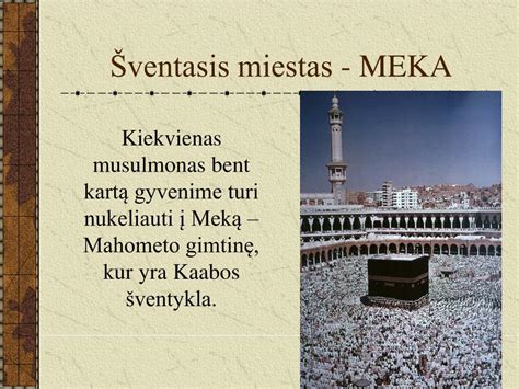 Miestas Meka ir islamo simboliai